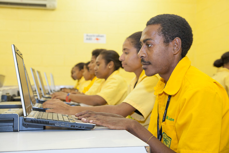 Computer training class and professional inservice session